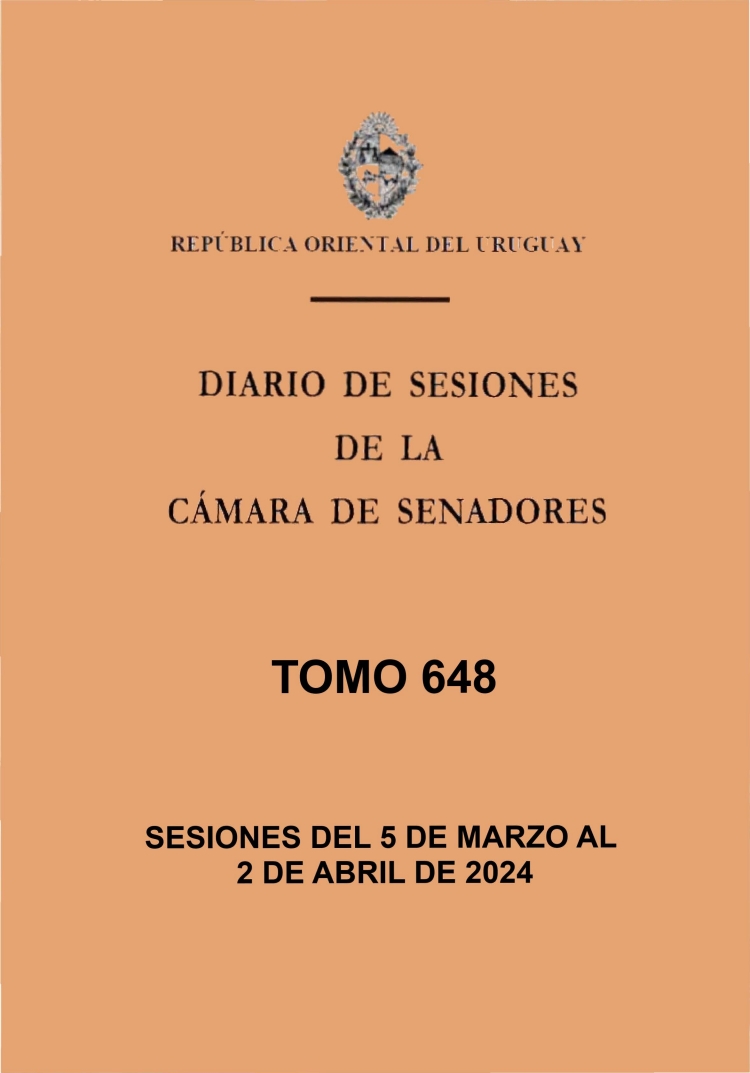 DIARIO DE SESIONES DE LA CAMARA DE SENADORES del 05/03/2024